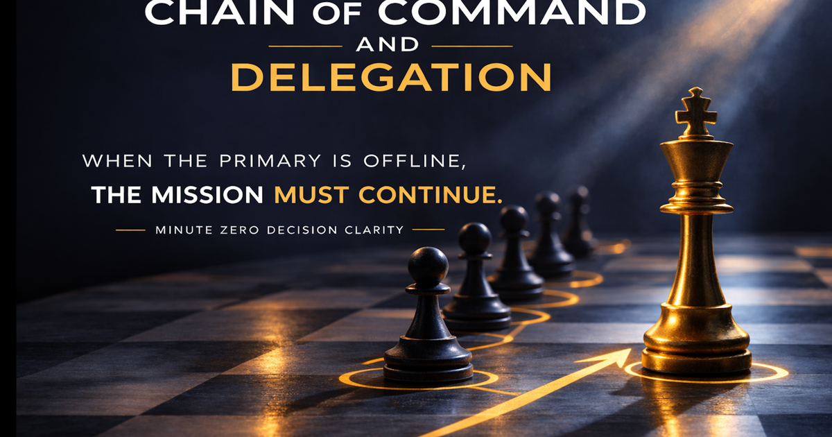 Article 12 - Chain of Command and Delegation